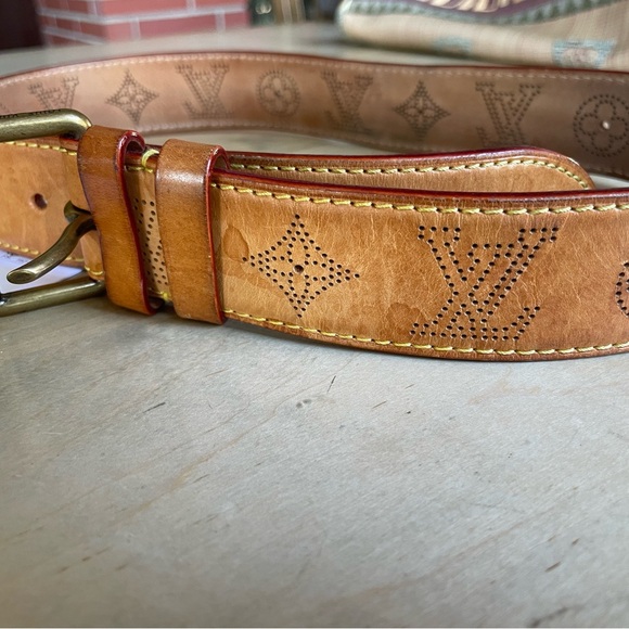 Louis Vuitton 2006 Vintage Men’s Belt Size 32 - Picture 2 of 5